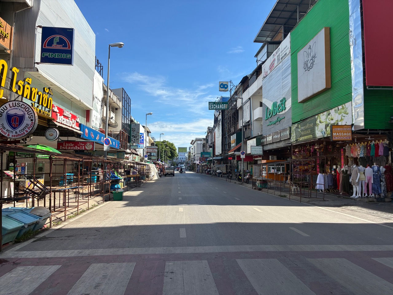 Chang Klan Road and Night Bazaar area in Chiang Mai